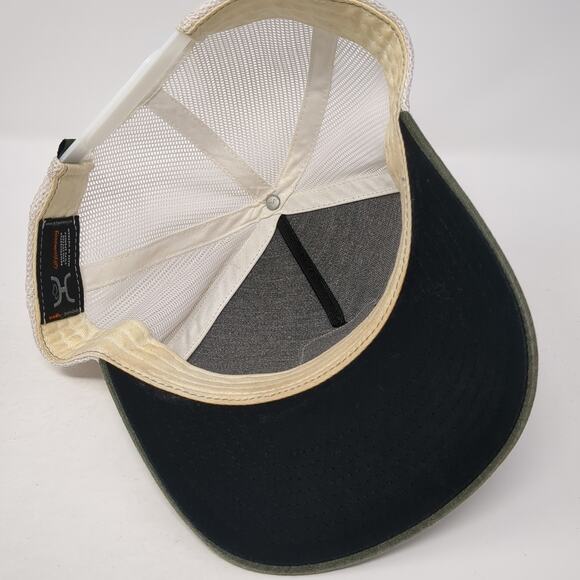 Hooey Snapback Trucker Hat Green One Size Adjustable Embroidered Mesh Back - Picture 7 of 9